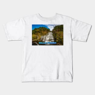 Hector Falls Finger Lakes New York Kids T-Shirt